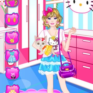 Barbie With Kitty Game