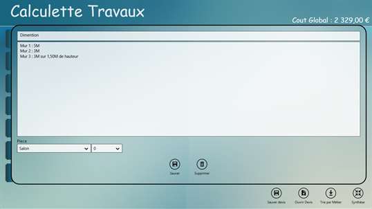 Calculette Travaux screenshot 5