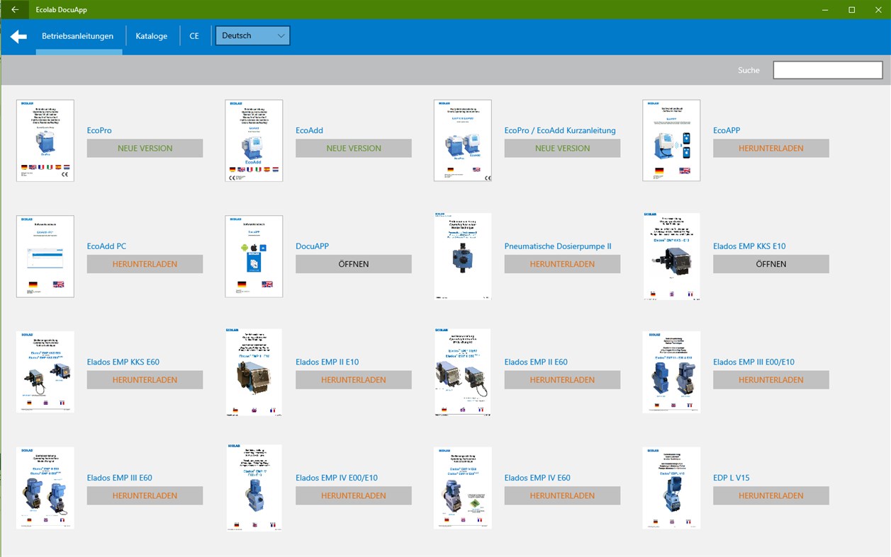 #1. Ecolab DocuAPP (Windows) Door: Ecolab Engineering GmbH