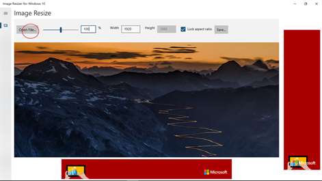 Image Resizer for Windows 10 Screenshots 1