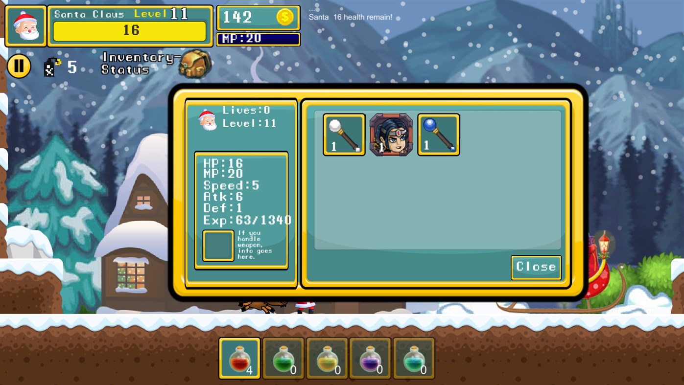 #4. Super Santa Adventures 2 - RPG (Windows) 由: Yen Nguyen