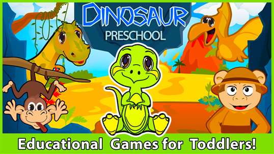 Dinosaur Preschool - Educational learning games for kids! screenshot 1