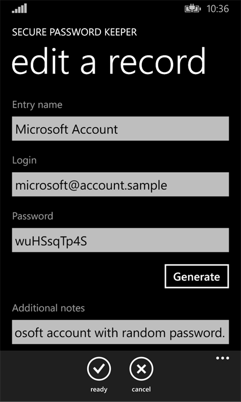 Password Safe Screenshots 2
