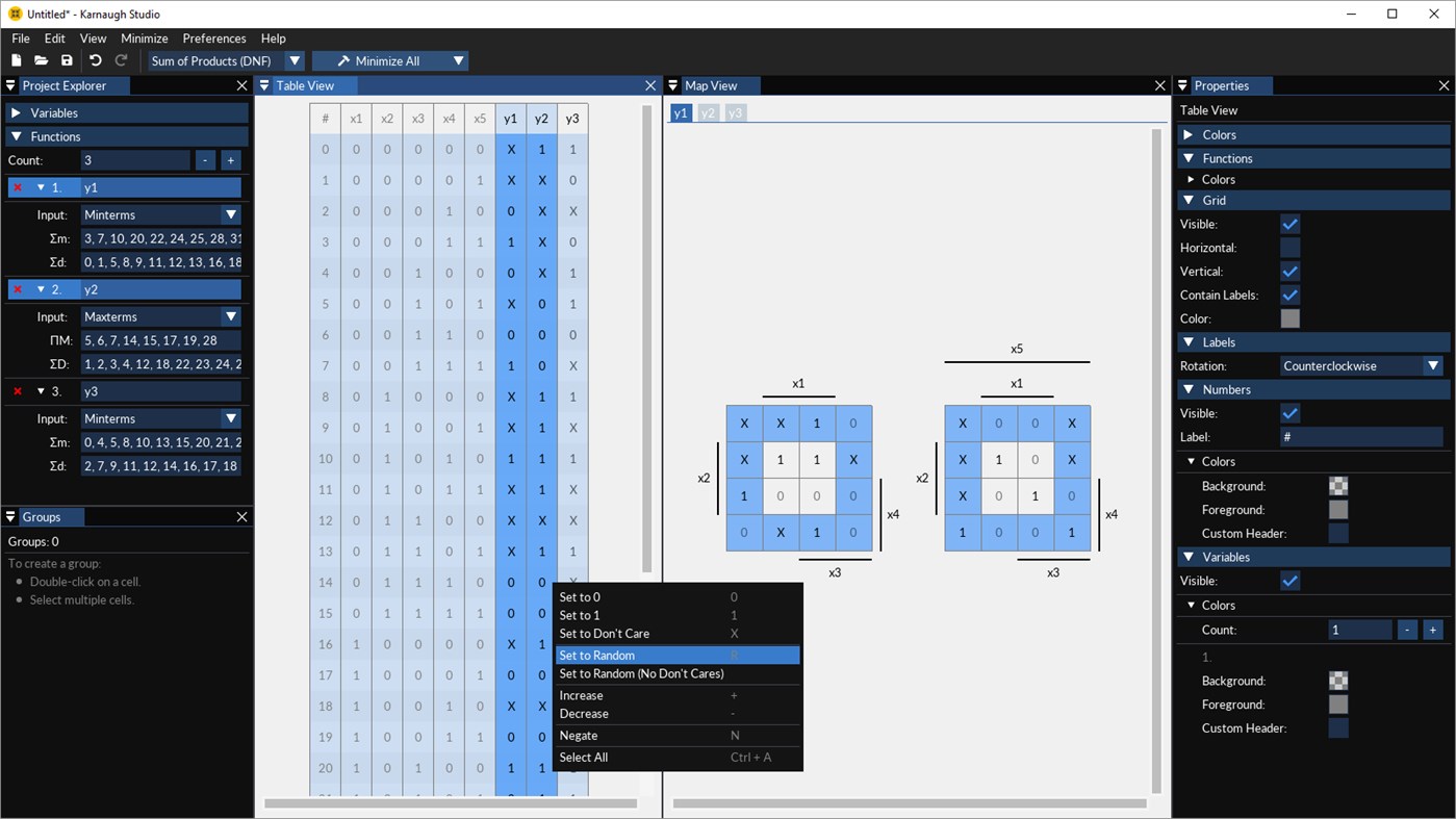 #3. Karnaugh Studio (Windows) Por: Daniel Ševčík