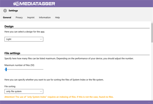 MediaTagger screenshot 3