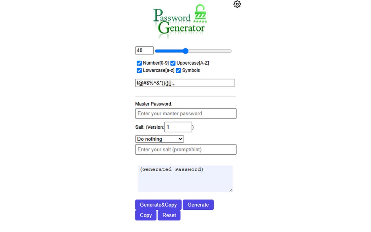 Password Generator