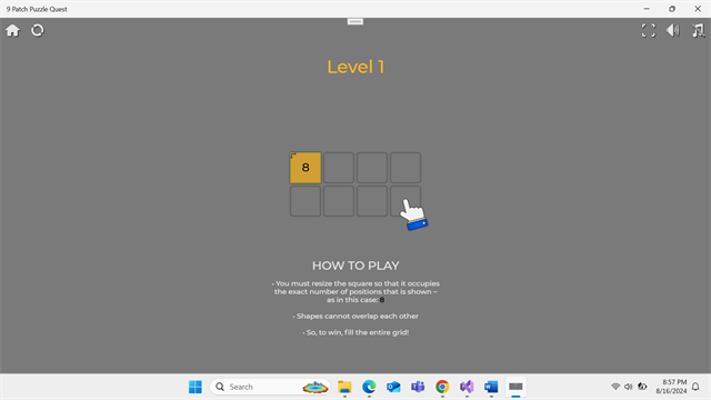 9 Patch Puzzle Quest screenshot 3