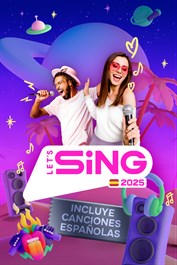 Let's Sing 2025 con éxitos de España - Platinum Edition