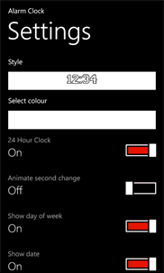 Table Clock Free screenshot 2