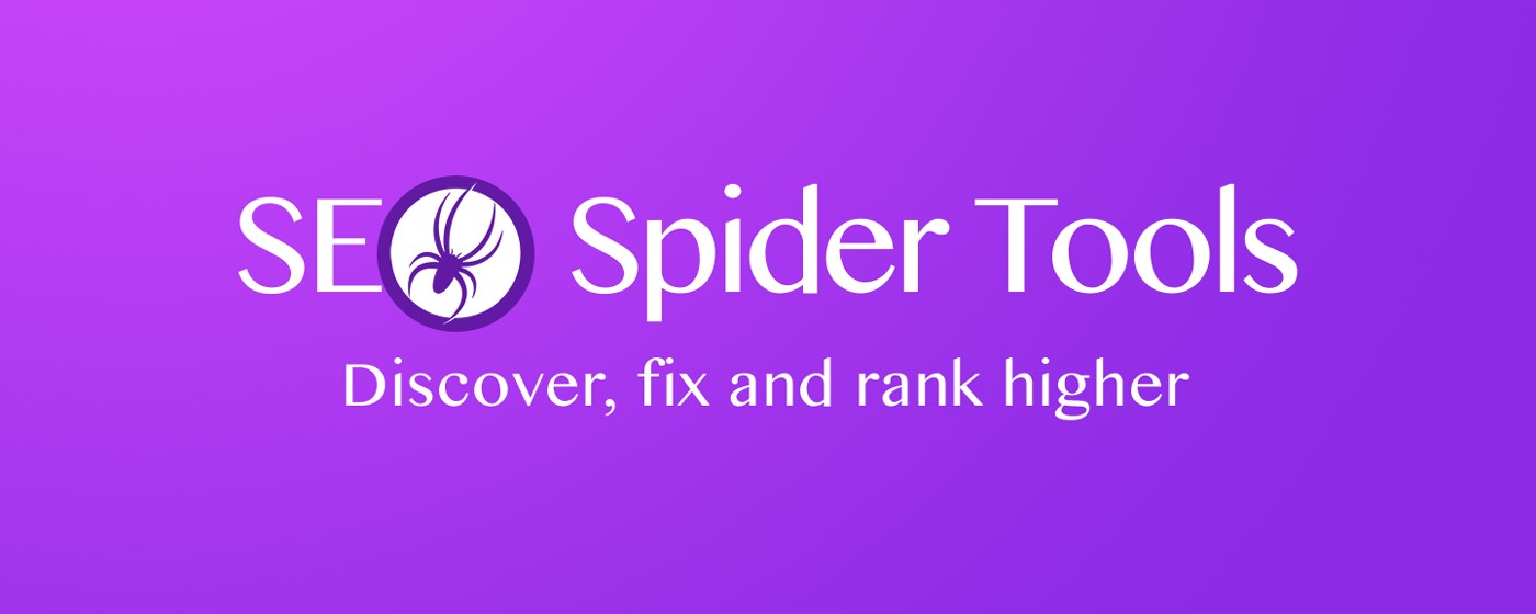 SEO Spider Tools marquee promo image