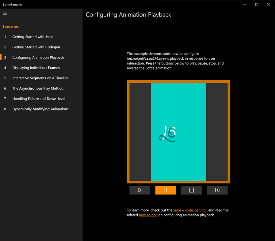 #2. Lottie Samples (Windows) di: Microsoft Corporation