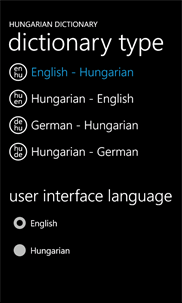 Hungarian Dictionary screenshot 6