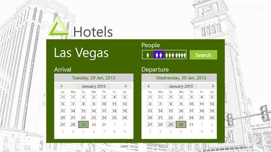 Hotels Las Vegas screenshot 1