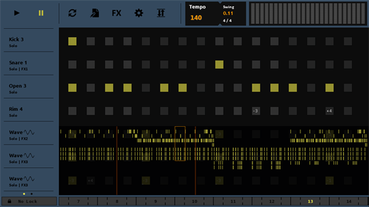 Sequencer screenshot 1