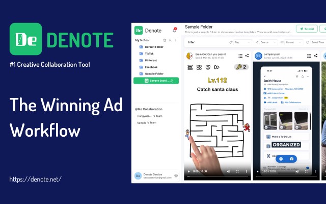 Denote: Save Ads for TikTok & Facebook