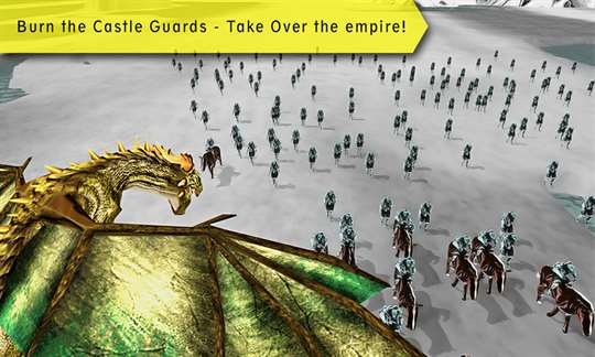 Flying Dragon Simulator 3D - War of Castles screenshot 3
