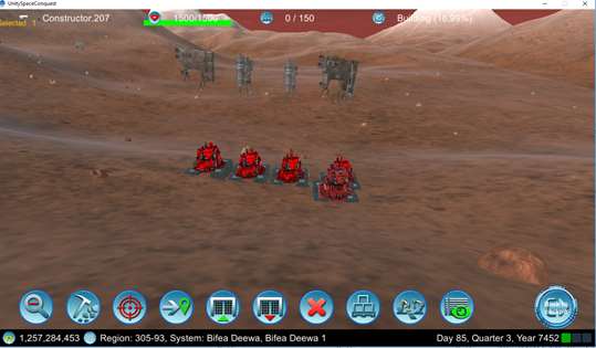 Unity Space Conquest - Alpha screenshot 5