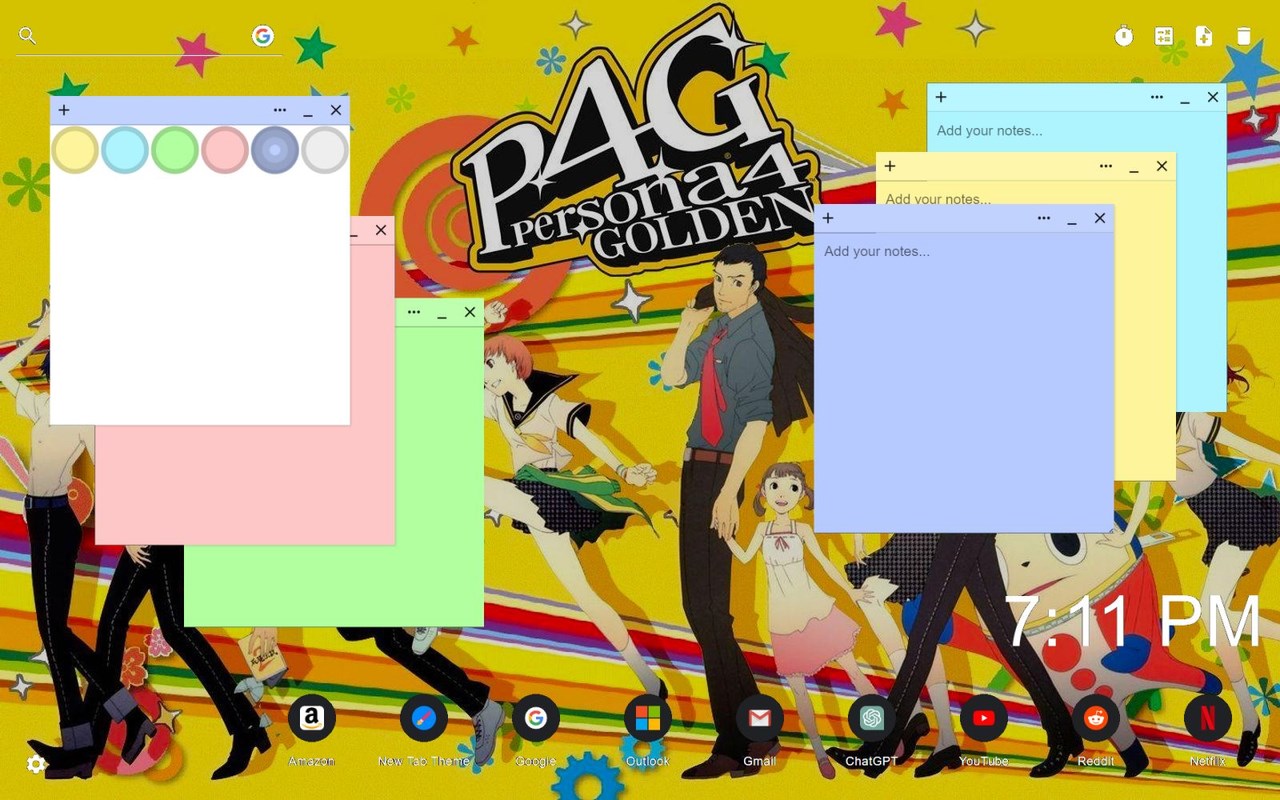 Persona 4 Golden Wallpapers New Tab