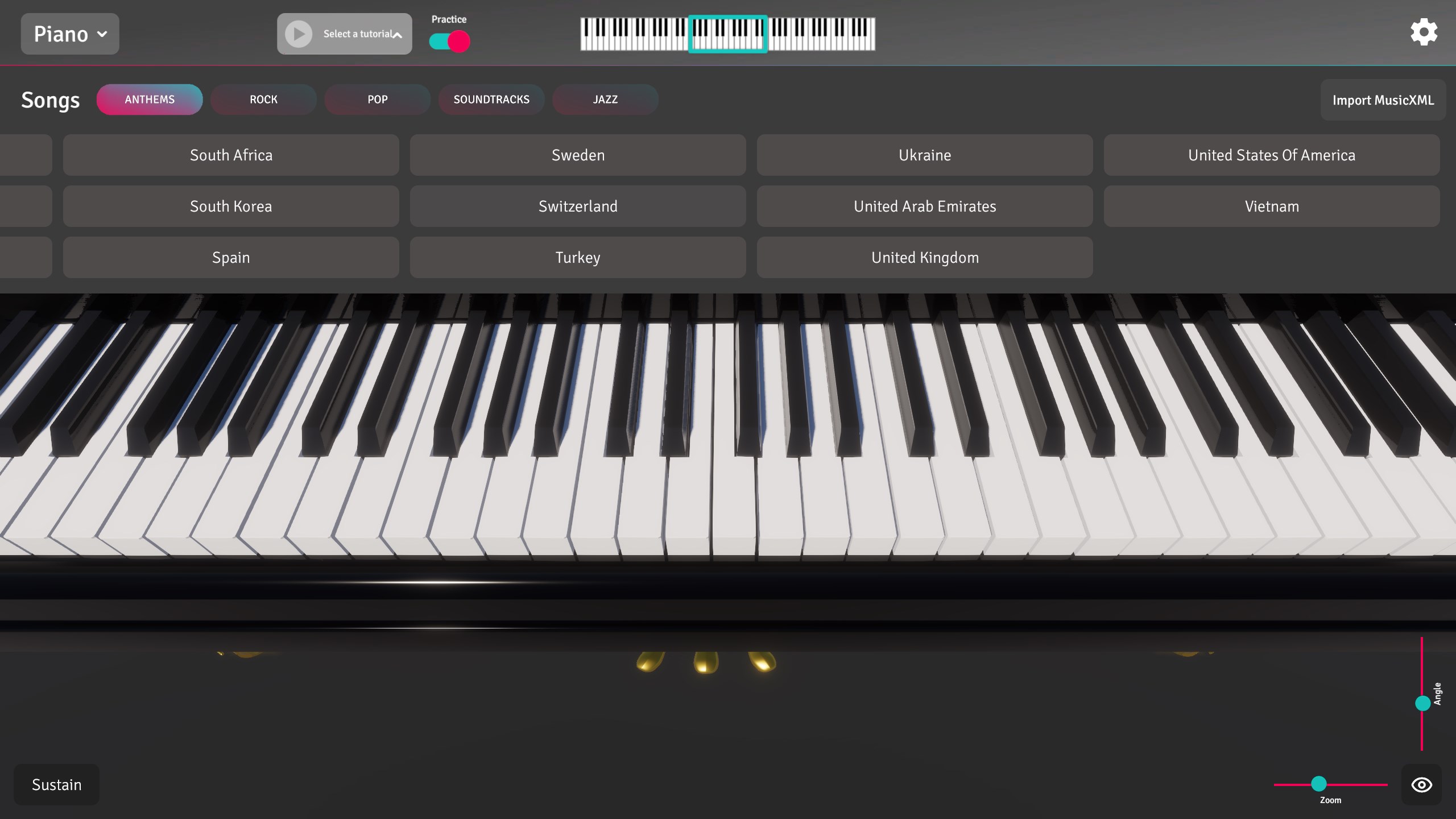 Piano 3D screenshot