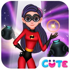 Superhero Violet Fashion Shoot Game icon