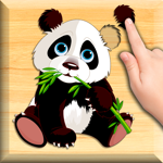Animaux drôles #2, jeu complet. Puzzles pour les Enfants.