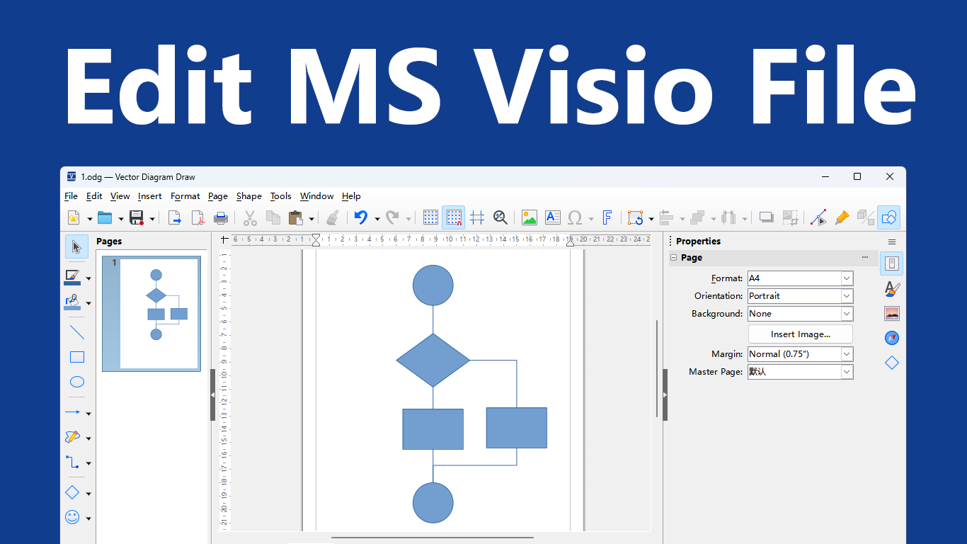 Diagram Vector: for MS Visio screenshot