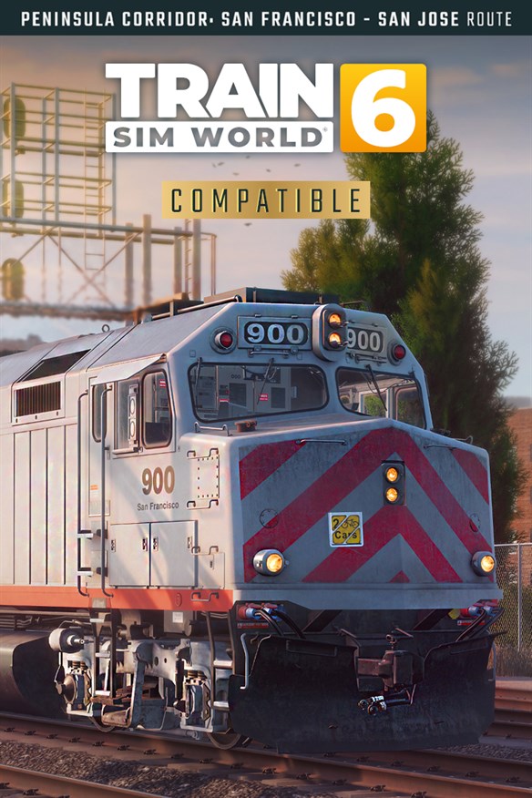 Train Sim World 6: Peninsula Corridor: San Francisco - San Jose Xbox Series X|S and Xbox One cover art