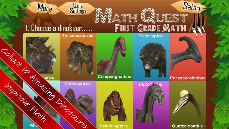 Math Quest - First Grade - PC - (Windows)