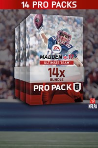 Комплект из 14 пакетов «Профессионал» Madden NFL 17