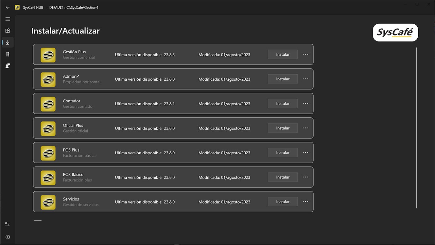 #1. SysCafe HUB (Windows) By: SysCafe