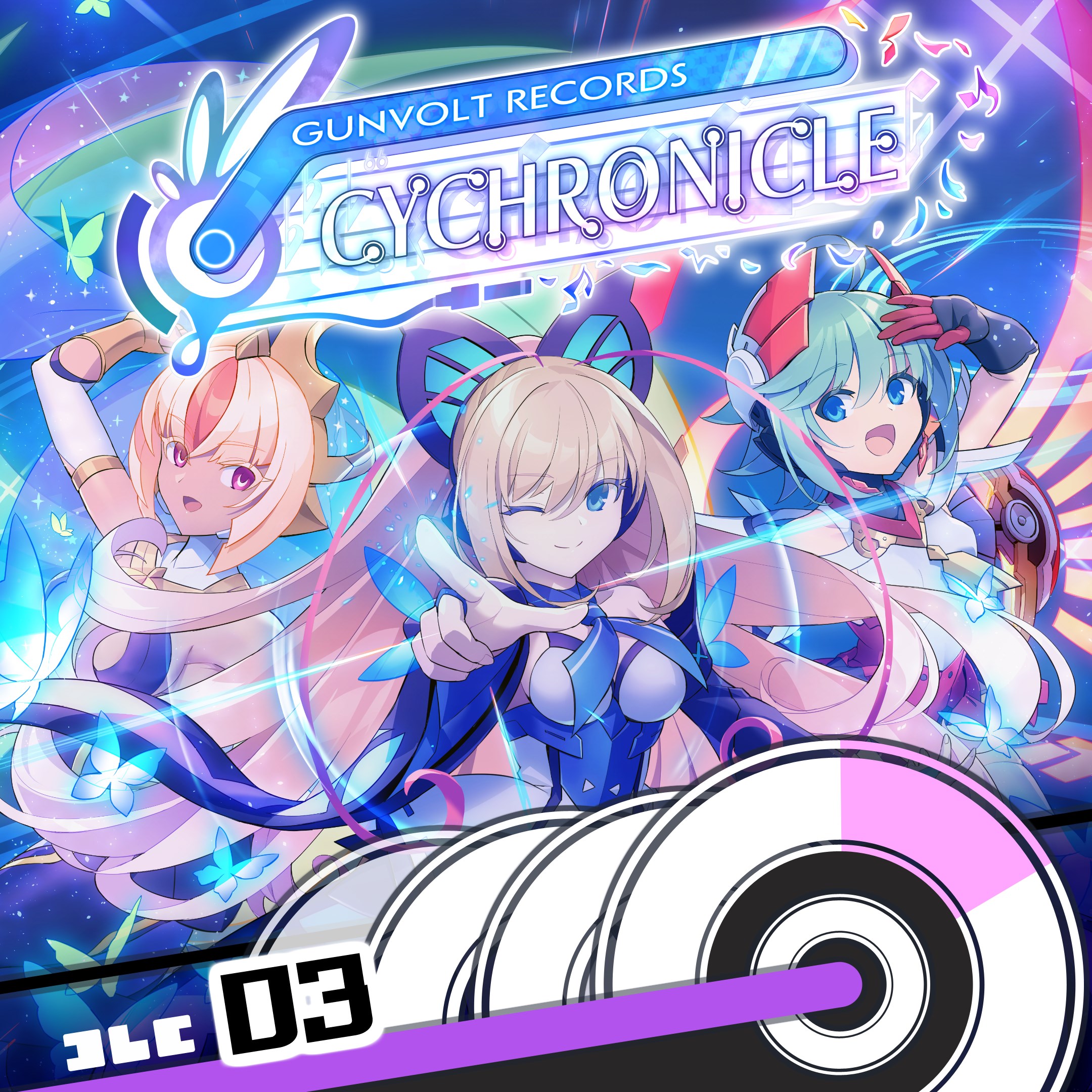 GUNVOLT RECORDS Cychronicle Song Pack 3 Lumen: "Last Station","Traces","Reality","Sign"