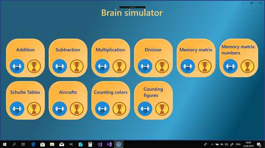 Brain simulator screenshot 1