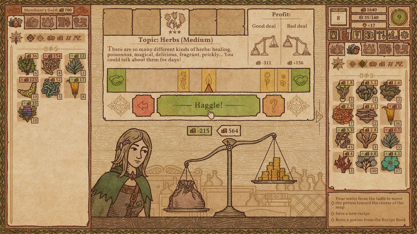 #5. Potion Craft: Alchemist Simulator (Windows) De: tinyBuild