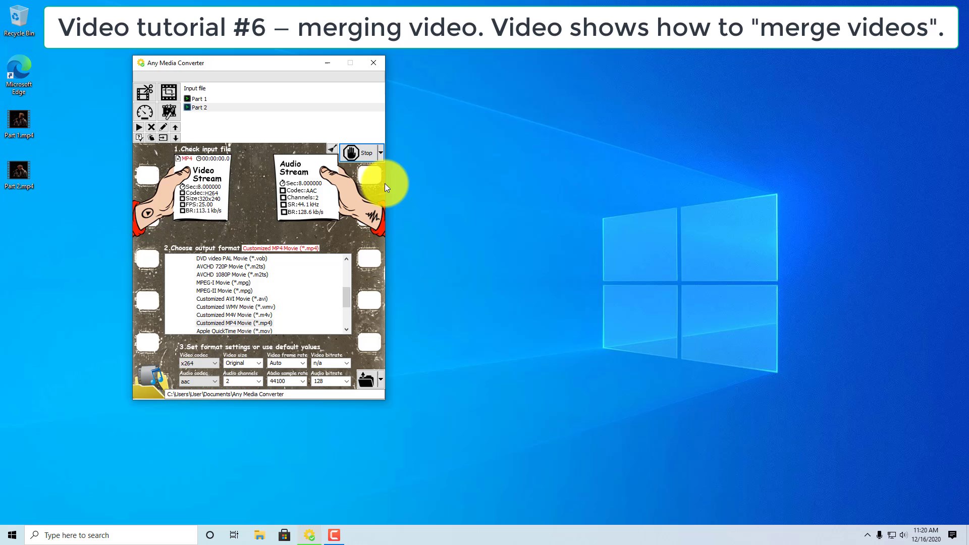 Any Media easy Mp4 to Mp3 Converter - Aplicacions de Microsoft