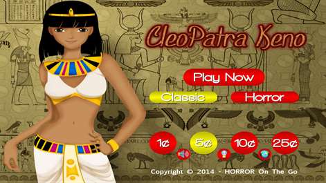 Cleopatra Keno Screenshots 1