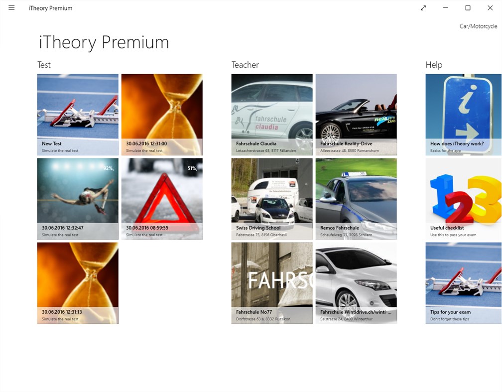 #5. iTheorie Auto Theorie asa CH (Windows) By: Swift Management AG