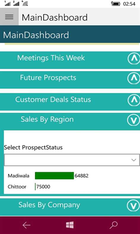 Antronsys SalesCRM+ WindowsApp Screenshots 1