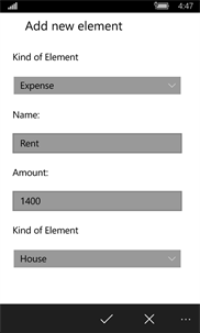 Expenses Report screenshot 1