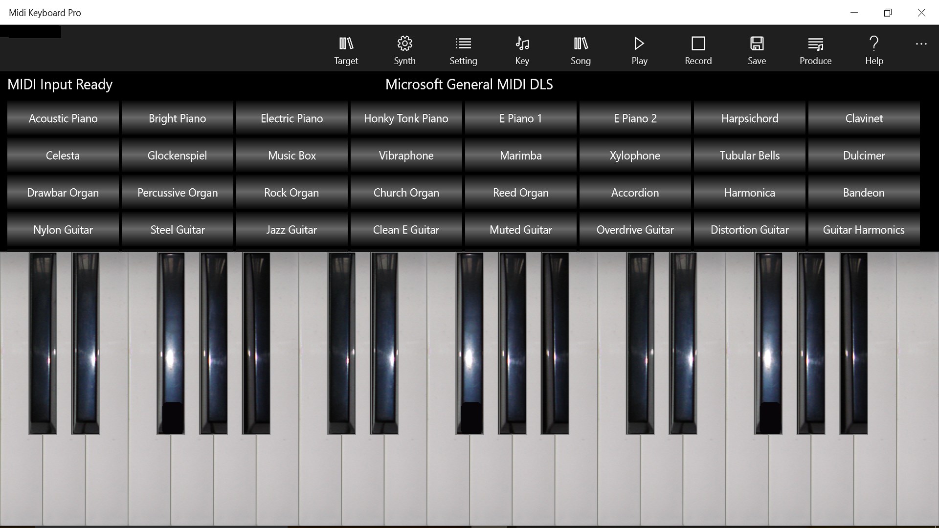 MIDI Keyboard Pro Screenshot