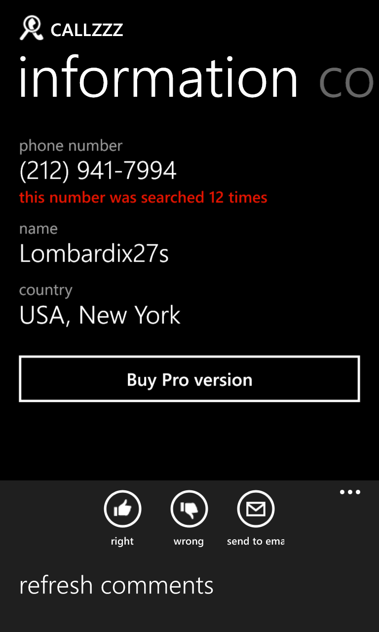 Screenshot 5 Callzzz windows