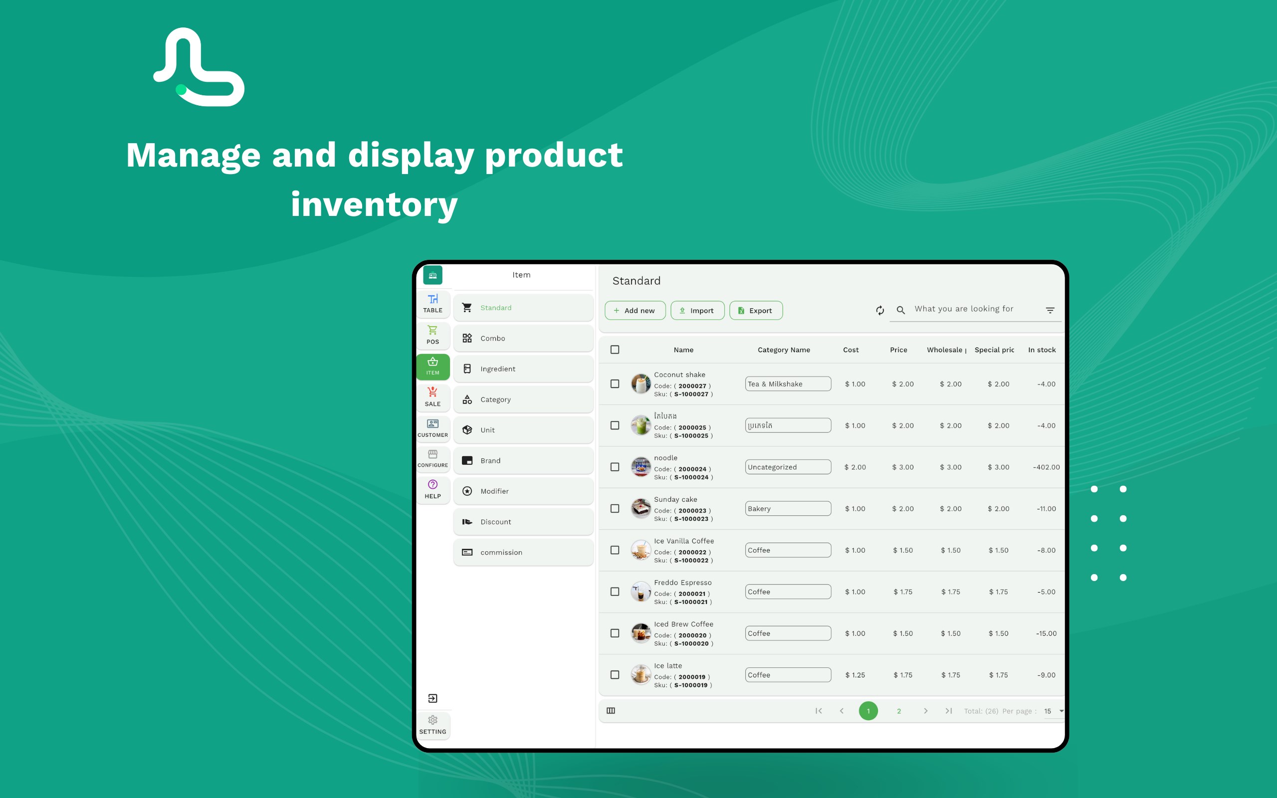 MyLekha POS screenshot