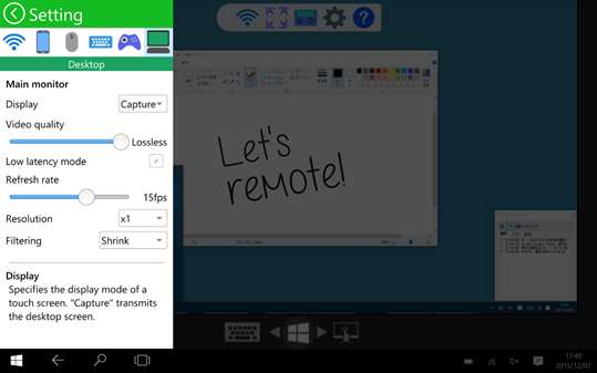 Desktop PC Controller for Windows 10 screenshot 3