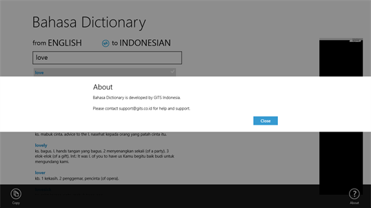 Bahasa Dictionary screenshot 4