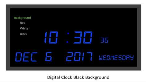 Digital Clock 3 Backgrounds Screenshots 1