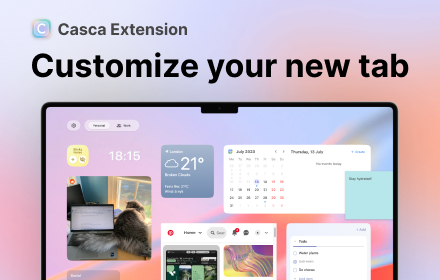 Casca: New Tab with ChatGPT and Widgets small promo image