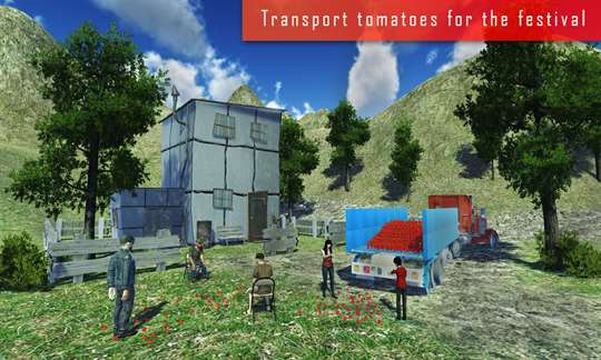 La Tomatina: Tomato Transport Truck Driving screenshot 4