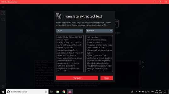 OCR Text Detection Tool screenshot 3