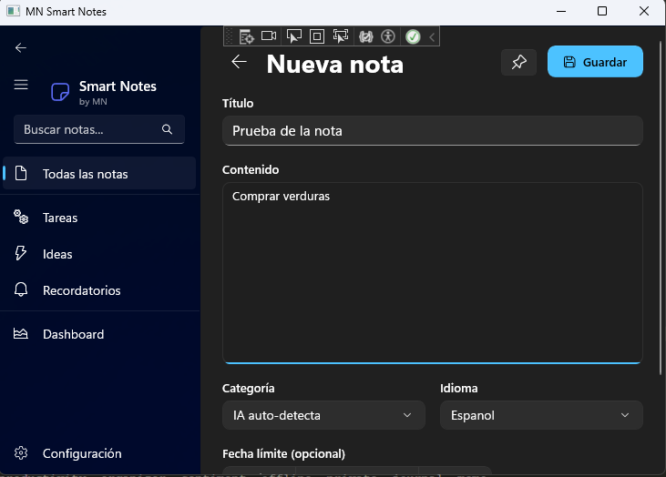 MN Smart Notes screenshot