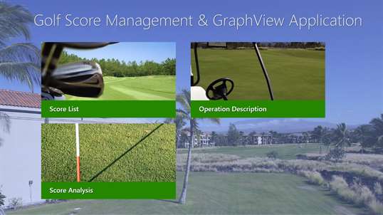 Golf Score Management & Score Transition View screenshot 1