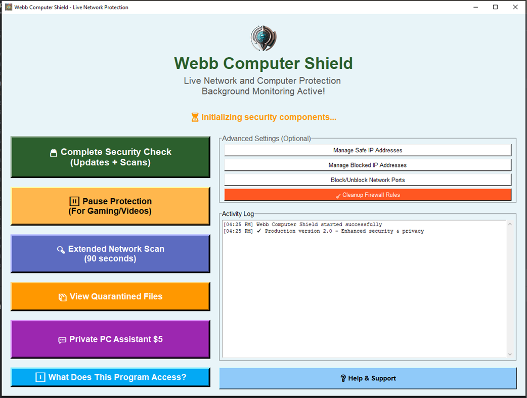 #3. Webb Computer Shield (Windows) De: Webb Software Solutions